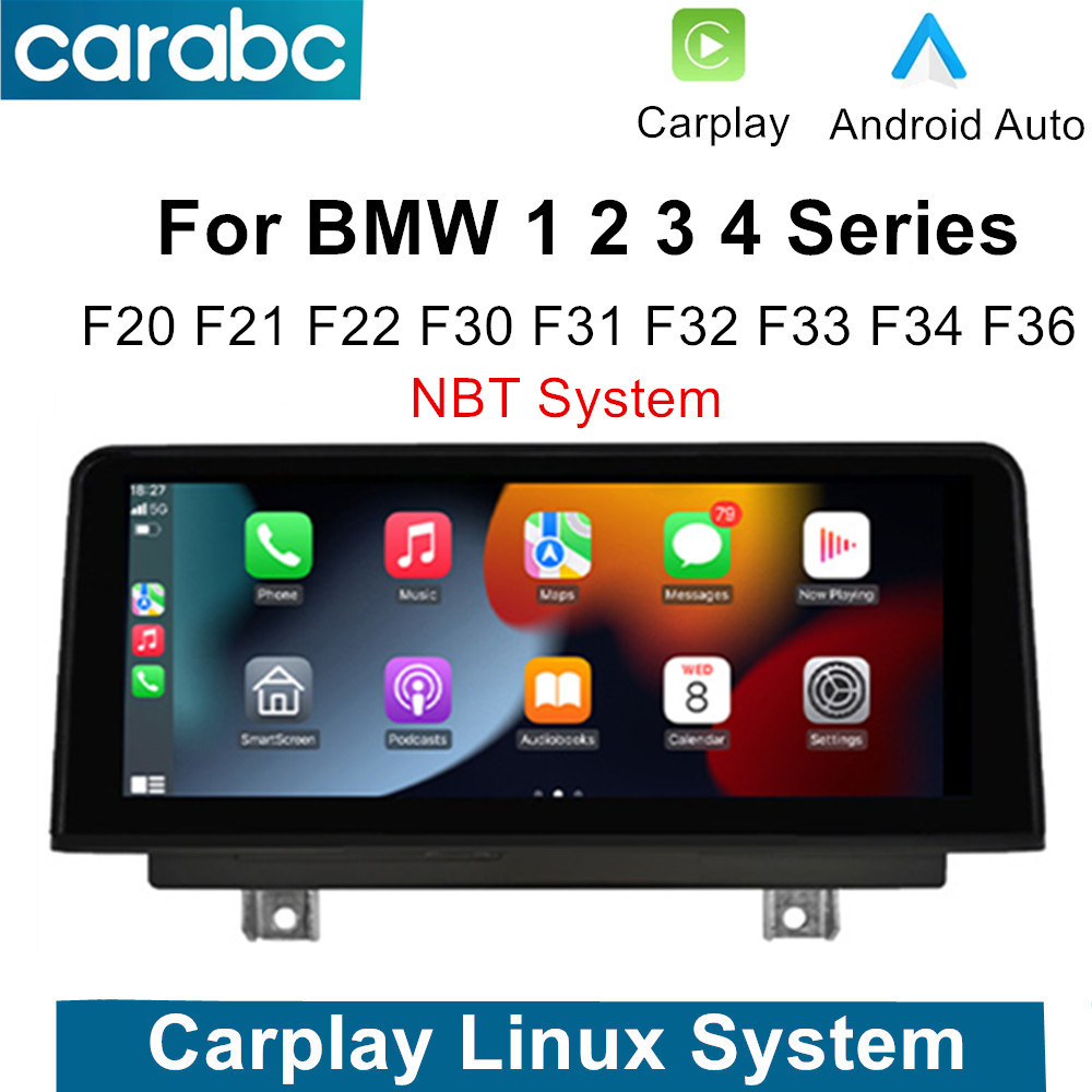 CARABC ワイヤレス Carplay Android 自動 10.25 "カービデオ BMW NBT システム 1 2 3 4 シリーズ F20 F21 F22 F30 F31 F32 F33