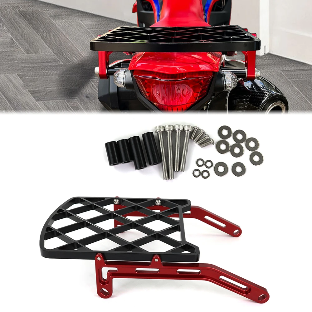 ホンダ CRF300L 2021-2025 CRF 300 L ラックカーゴラックキャリアマウント背もたれ棚ホルダーオートバイ荷物ホルダーブラケット