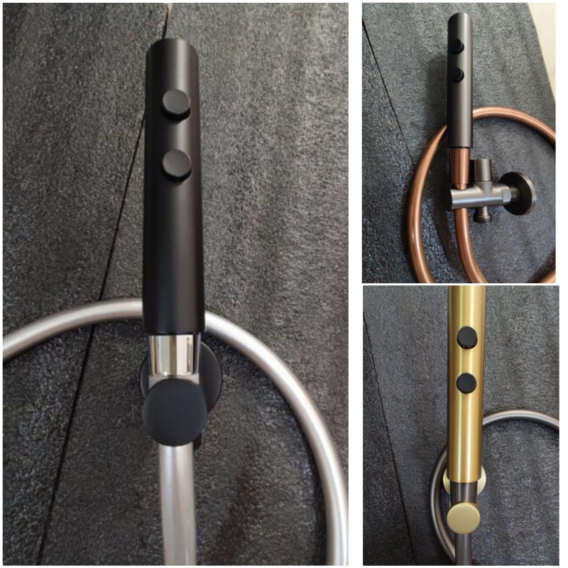ビデトイレシャワースプレー蛇口セット 2 機能クローゼット Shattaff シャワー潅水バスルーム Chuveiro クリーン器具タップ WC