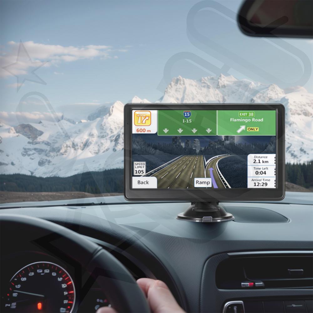 7 インチ車の GPS ナビゲーション EU AU 米国地図 HD TFT タッチスクリーン車両 GPS ナビゲーター 256 メガバイト 8 グラムポータブル自動衛星 GPS ナビゲーション