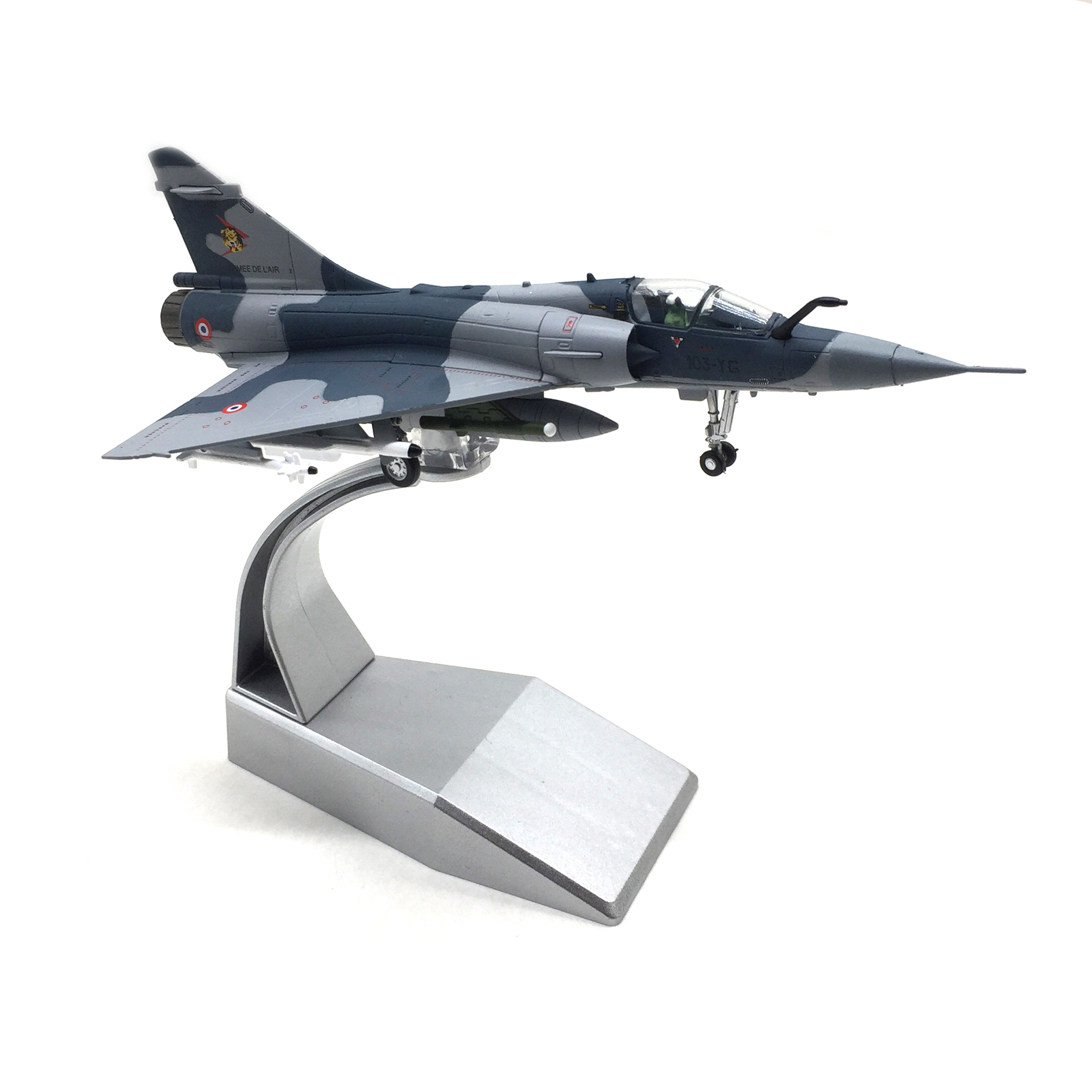 1:100 スケールミラージュおもちゃボーイズキッズ 2000 フランス戦闘機モデル