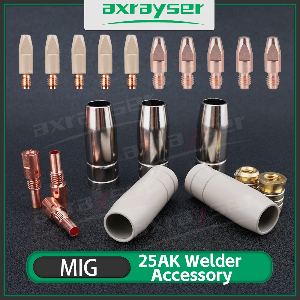 25AK MIG MAG GMWA コーティング ノズル コンタクト チップ 25AK 溶接機アクセサリ MIG トーチ 25AK MB25 MIG MAG GMAW 溶接機用消耗品