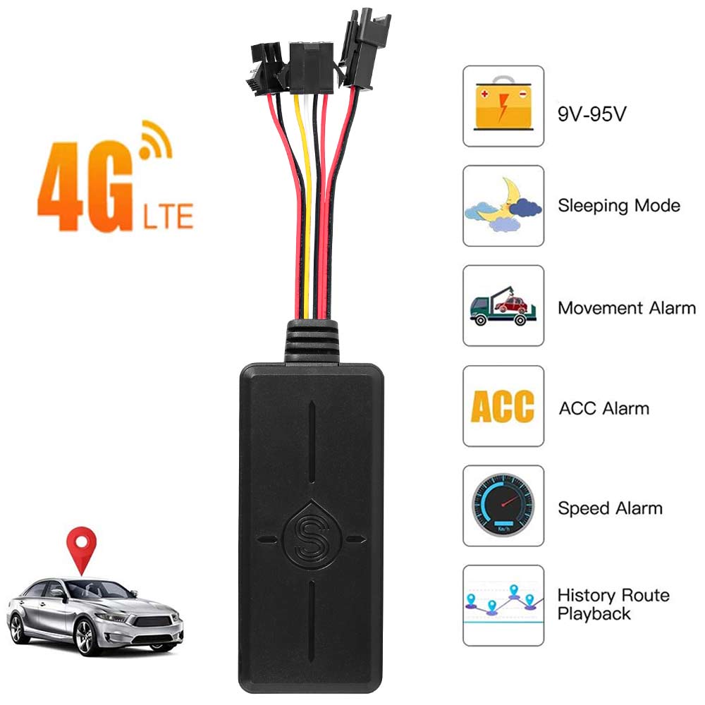 2025 4 グラム GPS トラッカー車 9-95V オートバイ 4 グラム GPS トラッカーカットオフオイルトラッカー自動 GPS GSM ロケーター追跡装置衝撃警報