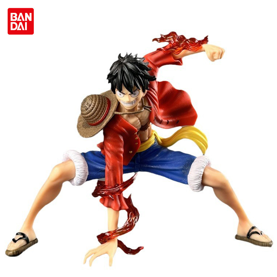 ホット 17 センチメートルワンピースアニメフィギュアしゃがむルフィ変更バトルアクション置物 PVC モデル人形コレクションおもちゃ子供のギフト在庫あり