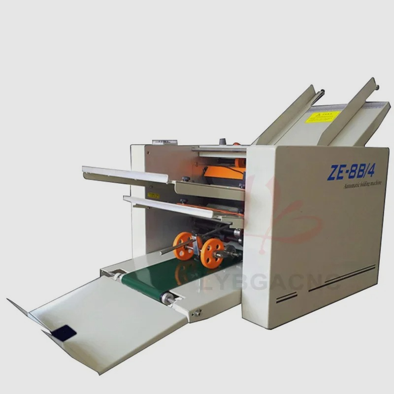 220 V/110 V LY 8B 9B 紙処理自動機械最大ライン速度 80 メートル/分 70 ワット電力の小さな折り目折り機