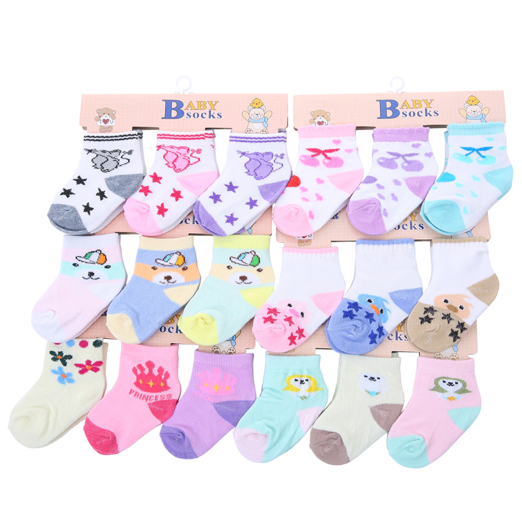 卸売ファンシーソフト幼児ベビーガールソックス
