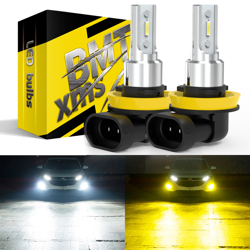 BMTxms 2 個 Canbus H11 H8 LED フォグランプ電球 H10 PSX24W 2504 LED CSP 車 DRL ランプホンダシビック Crv ジャズアコードインサイトパイロット