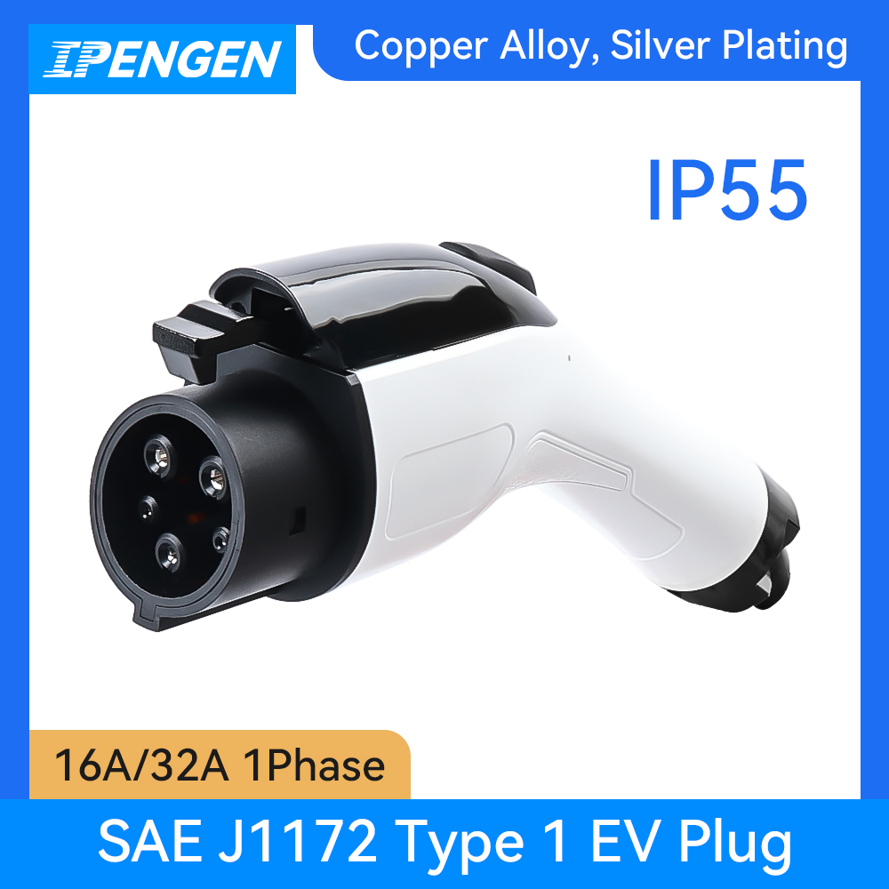 IPENGEN EV 充電器プラグ SAE J1772 コネクタタイプ 1 16A 3.5KW 電気自動車車両充電ステーション EVSE ウォールボックス用