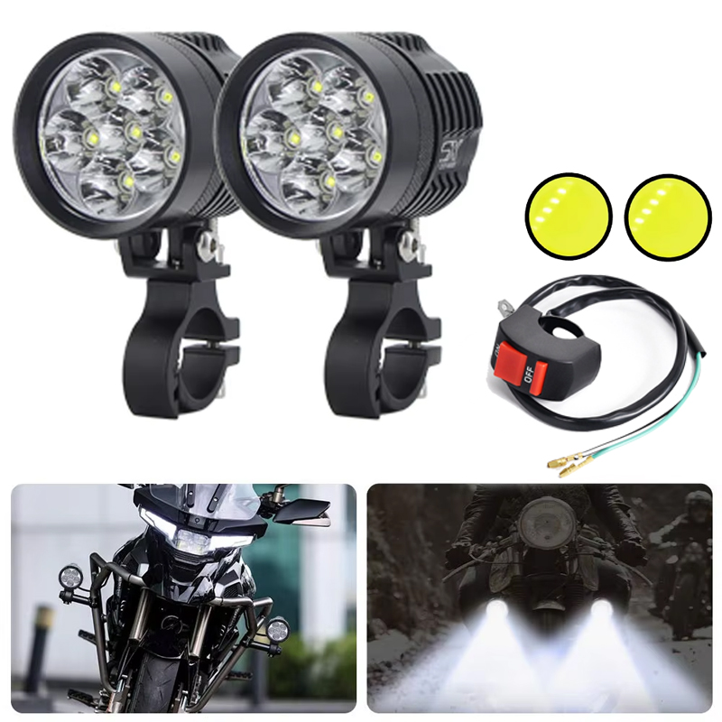 オートバイ補助ランプフォグランプ BMW K1600GT L S1000 RR Rninet F750 GS F900 XR R1250 RS R1200 G 運転スポットライト