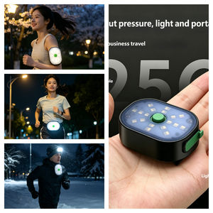 充電式懐中電灯、高ルーメン・超高輝度LED作業灯、クリップ付き。犬の散歩、車の整備、緊急時、キャンプ、ランニングに最適
