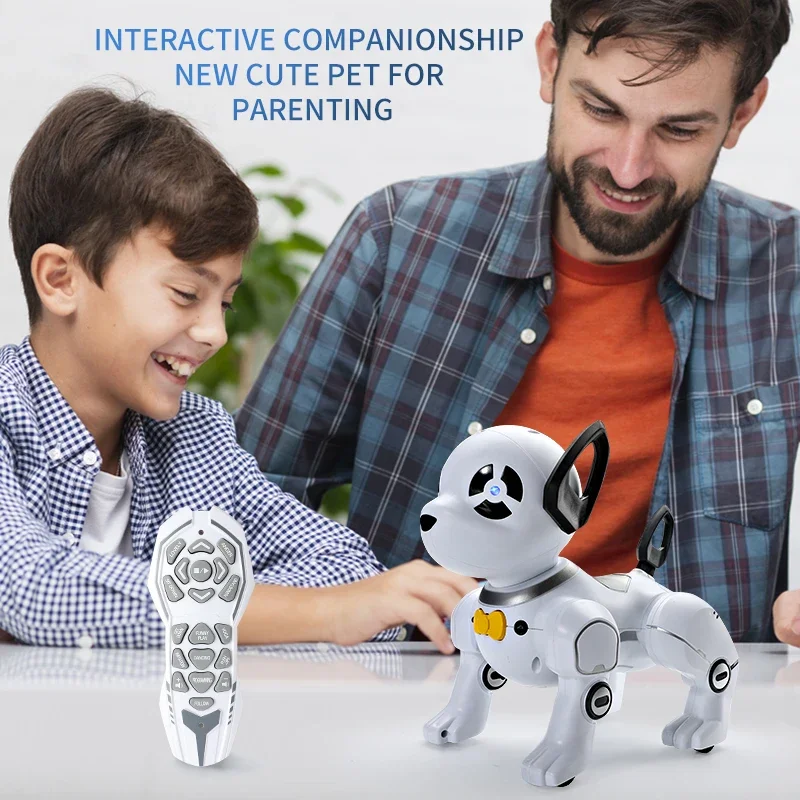 インテリジェントロボット犬面白い電子ロボットリモコンスタントスマートロボット子供男の子子供クリエイティブ誕生日ギフト