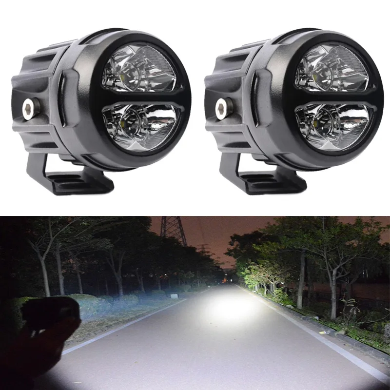 3 インチラウンド 40W 6000K ネイチャーホワイト超高輝度長距離ドライビングビームオフロード LED フォグ