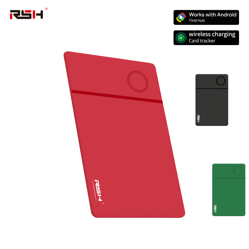 RSH スリム ワイヤレス充電カード トラッカー Android ロケーター Google 検索ハブ アプリと連携 ウォレット バッグ 紛失防止ファインダー ギフト選択