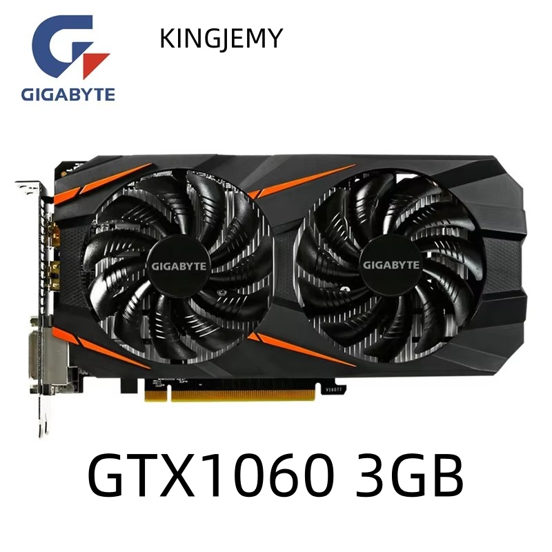 Used GIGABYTE Video Card Original GTX 1060 3GB Graphics Cards Map For nVIDIA Geforce GTX1063 GDDR5 192Bit Hdmi Videocard Cards