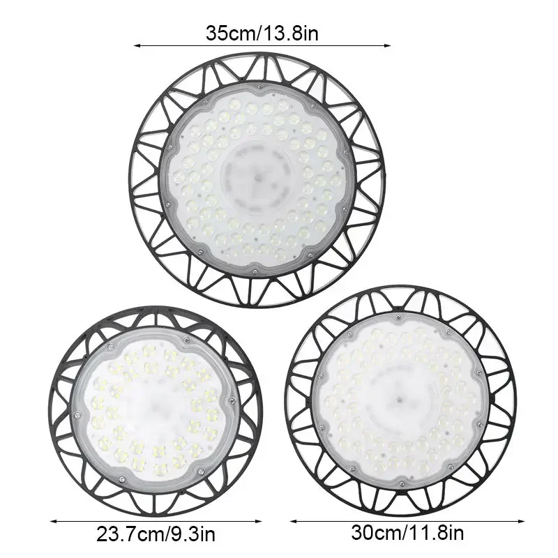200/400/600W 180-265V LED Garage Light UFO Industrial Lighting Warehouse Led High Bay Ceiling Light Home Workshop Lamp AU Plug