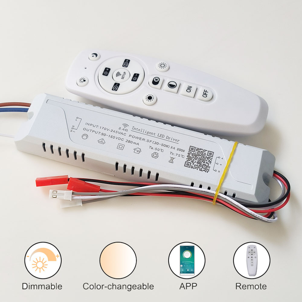 2.4GインテリジェントLEDドライバーリモコン電源調光