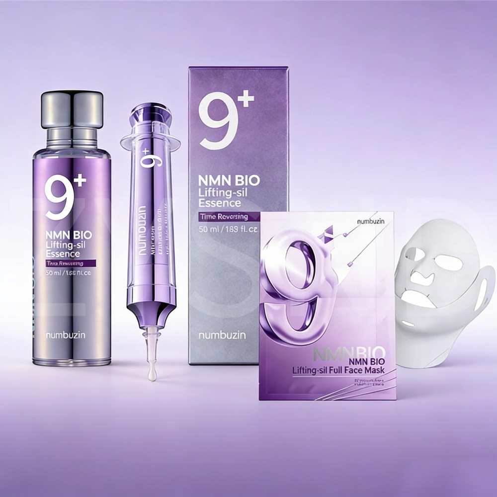 Numbuzin NO.9 NAD BIO リフティング マスク エッセンス ディープ リペア リバイタライジング ブライトニング スキン ソフトニング 潤いのある輝く肌をつくる