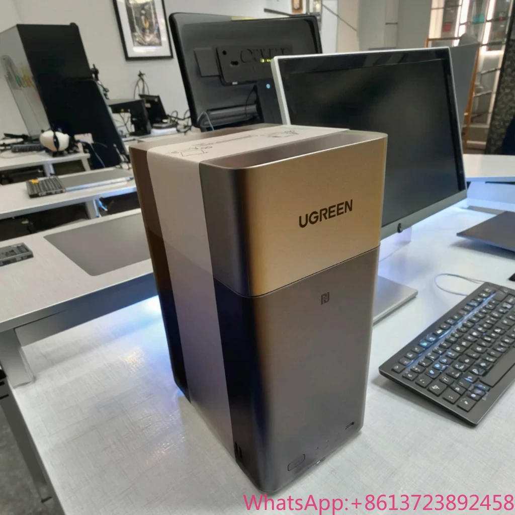 TLF UGREEN DH2300 2 ベイ デスクトップ NAS N100 クアッドコア CPU 4K 8GB DDR5 RAM ディスクレス USB 接続ネットワークストレージ