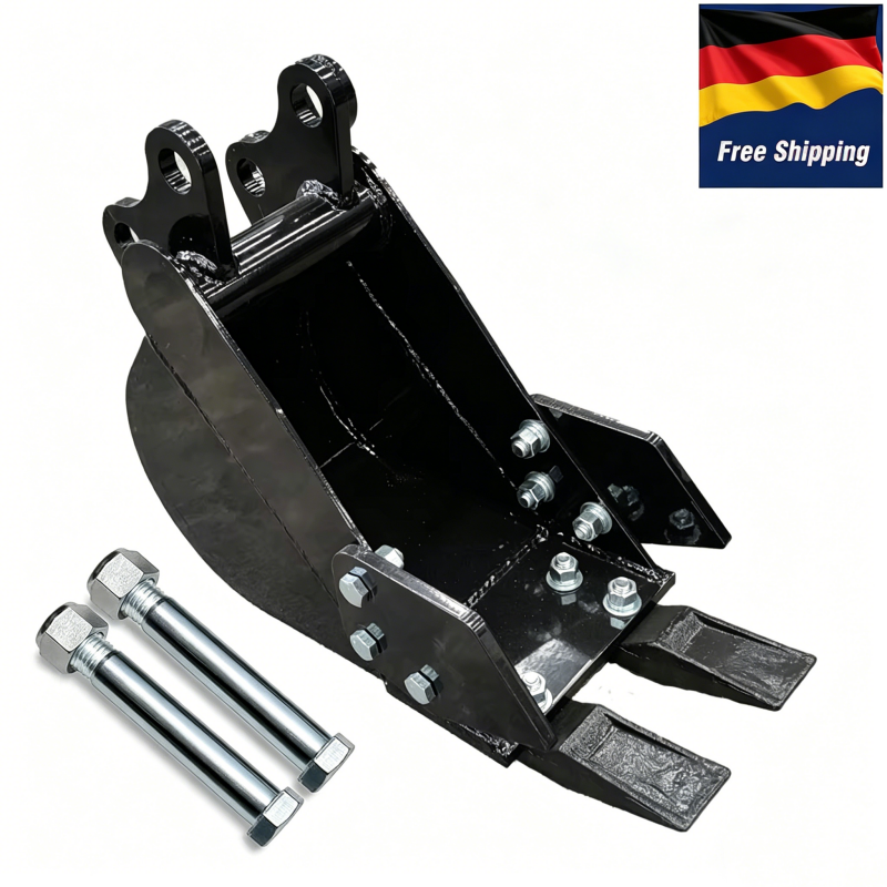 200mm 7.9inch Narrow Bucket Attachment for Mini Excavators Small Digger Accessory