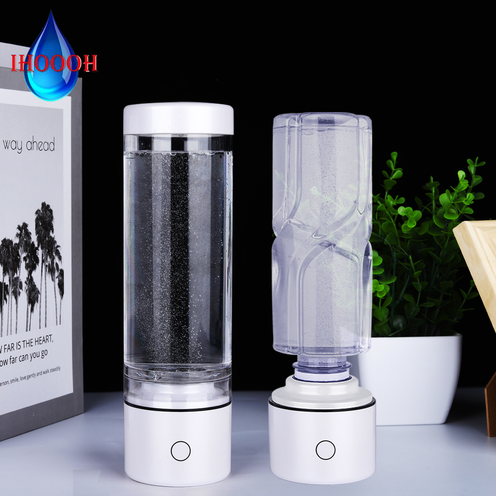 ナノ高水素リッチウォーターボトル/カップ H2 発生器 SPE アルカリ電解ロンナイザー多機能ミニマスク IHOOOH