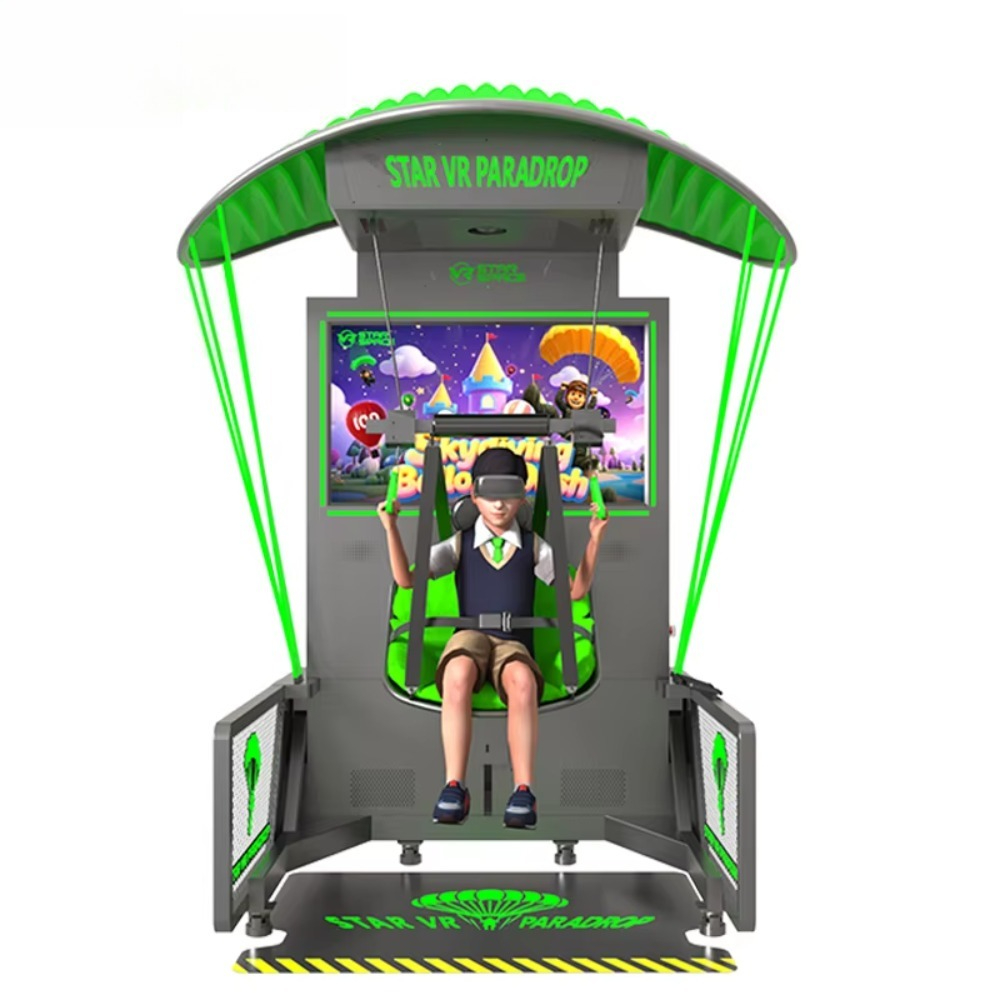 商業仮想現実 VR マシン、屋内遊園地ゲーム機器、VR パラグライダー シミュレーター セット