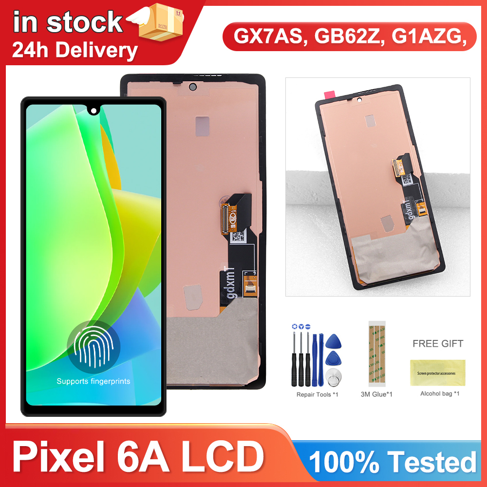 スーパー AMOLED Google ピクセル 6A GX7AS GB62Z G1AZG GB17L Lcd ディスプレイデジタルタッチスクリーンアセンブリ Google ピクセル 6a 液晶