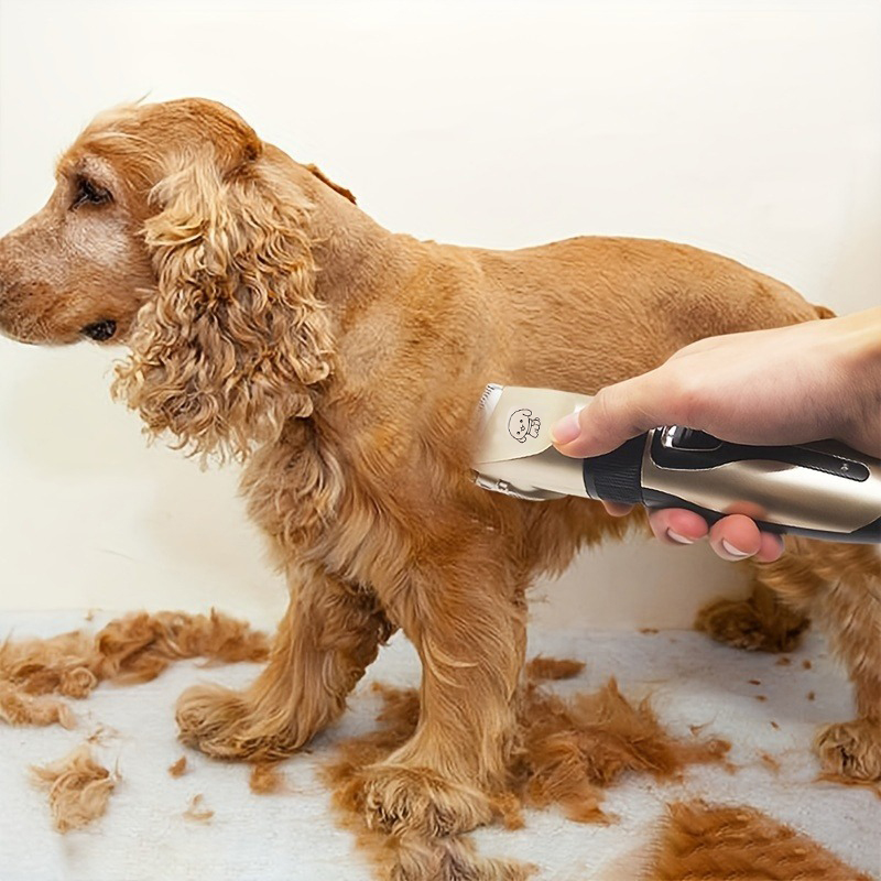 ペットヘアトリマーキット電動精密バリカン自宅でのプロのグルーミングに最適、犬や猫に最適