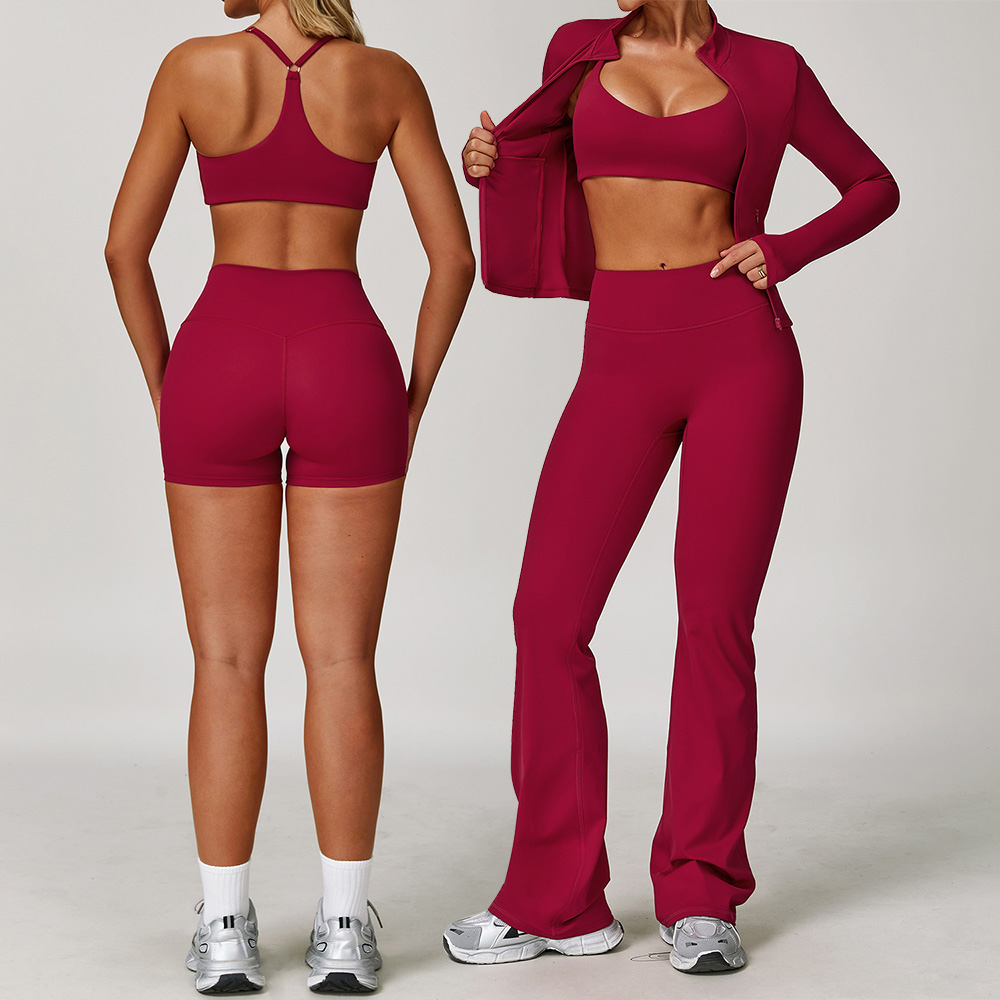 2/3 個ヨガスーツスポーツセットジムセット女性トラックスーツランニングトレーニング服長袖スポーツブラアスレチックウェアヨガ服