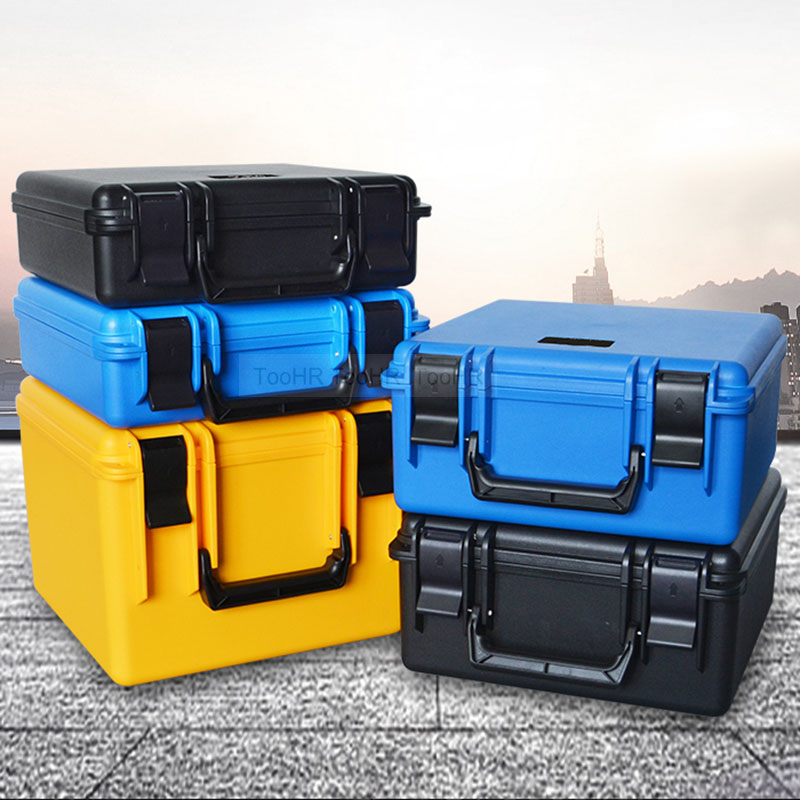プラスチックツールボックス安全器具ツールボックスポータブル屋外スーツケース機器ハードウェアツールケース耐衝撃内部発泡