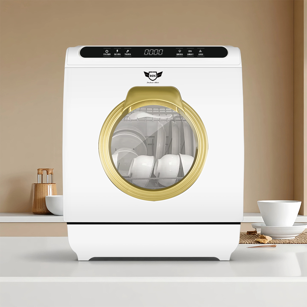 Q8-Max Household Free-installation Mini Dish Washing Portable Automatic  Freestanding Electronic Dishwasher Machine Home 8 Sets
