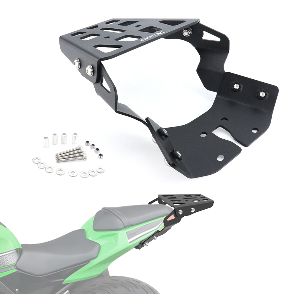 カワサキニンジャ 300 Ninja300 2013 2014 2015 オートバイリアラックテールリア荷物キャリアラック荷物ホルダーブラケット