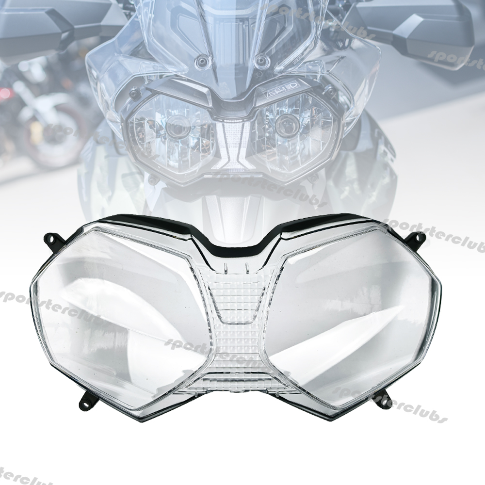 トライアンフタイガー 800 タイガー 1200 エクスプローラー XC XCA XCX XR XRX XRT 2010-2020 オートバイフロントヘッドライトガラスカバーヘッドランプレンズ