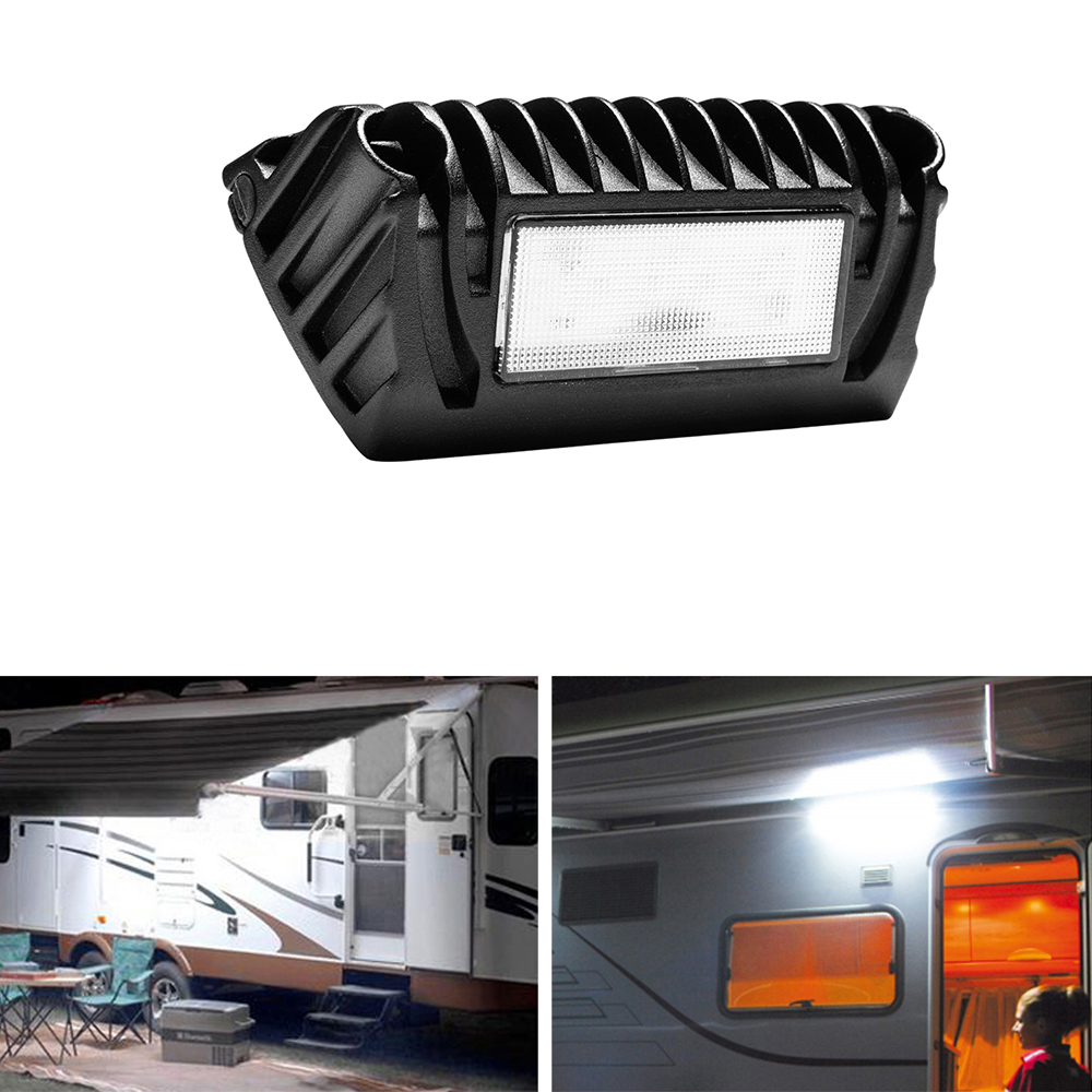 RV Led エクステリアポーチライト 12V 750 ルーメン屋外キャンプ日よけ照明シーンワークランプキャラバンキャンピングカートレーラーバス用