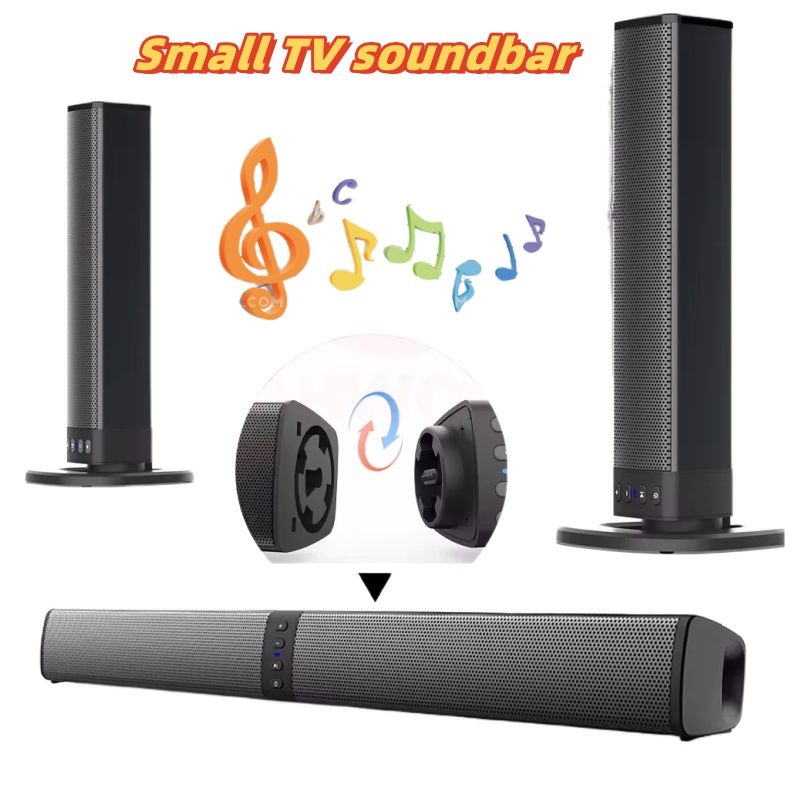 Portable Sound Bar Super Powerful Wireless Bluetooth Speaker Home TV Sound Box Surround Stereo caixa de som Subwoofer FM Radio
