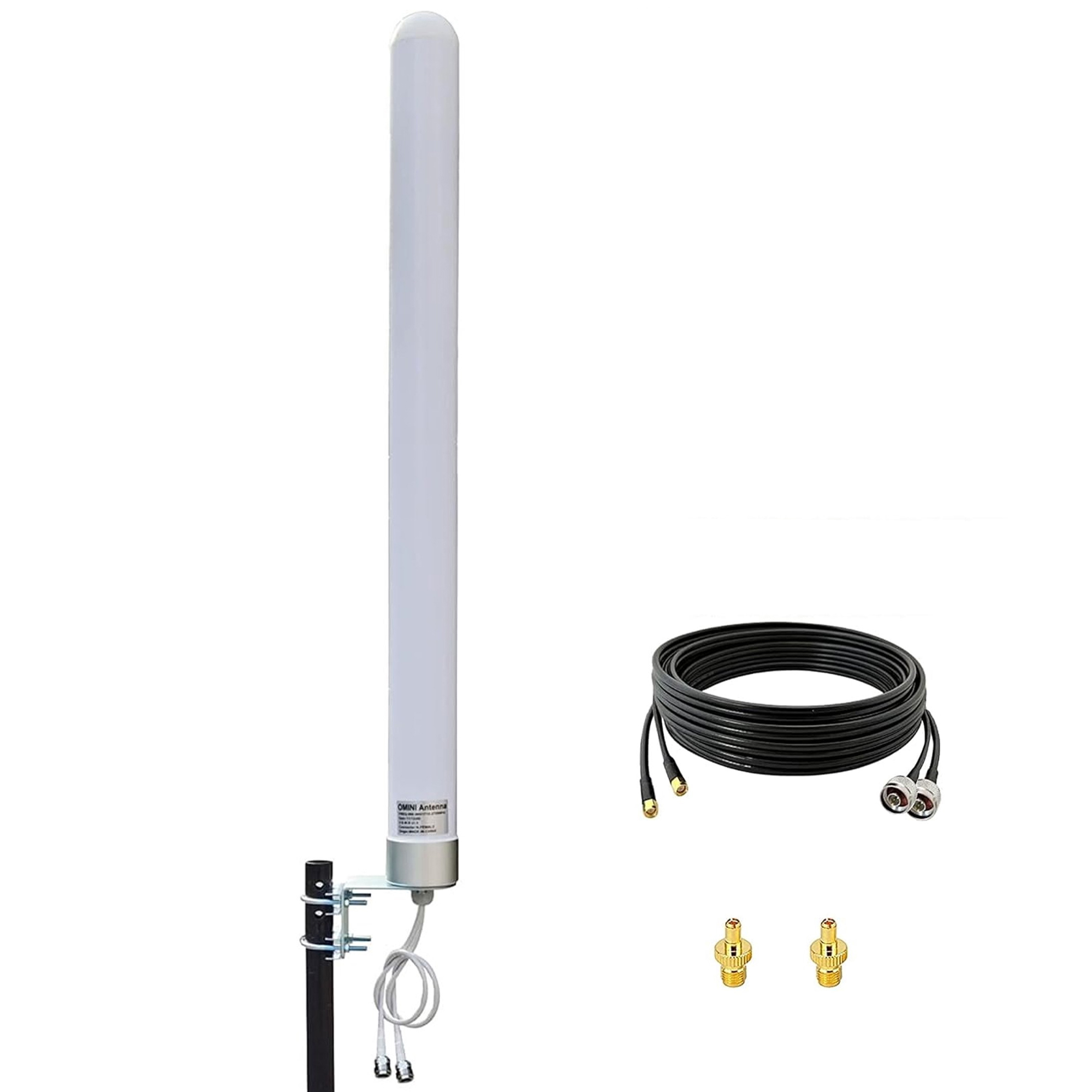 4G 700-2700mhz 屋外 MIMO アンテナ 4G LTE 5g - 10m ケーブル SMA TS9 コネクタ付き Huawei ルーター信号ブースター用