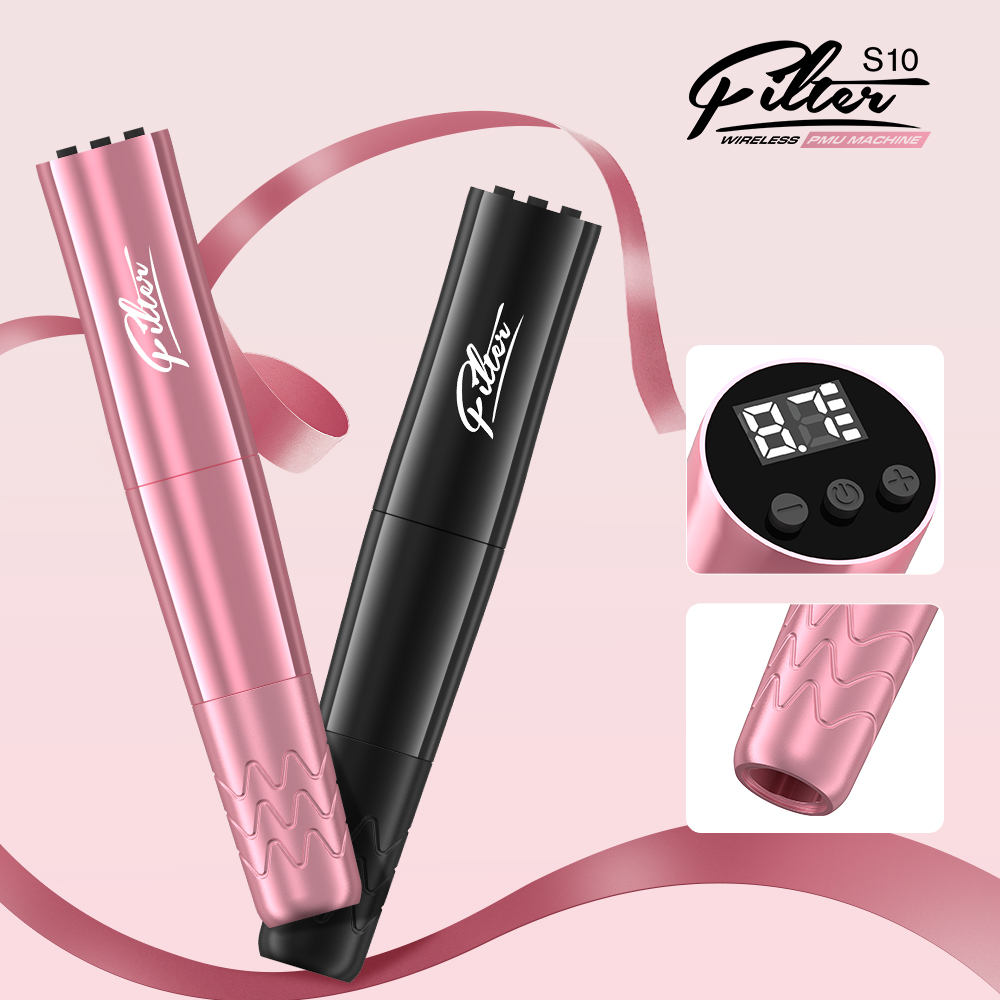 フィルター S10 PMU SMP ワイヤレスカートリッジタトゥーマシンバッテリーペンアートメイクペン Microblading 眉毛リップアイライナー