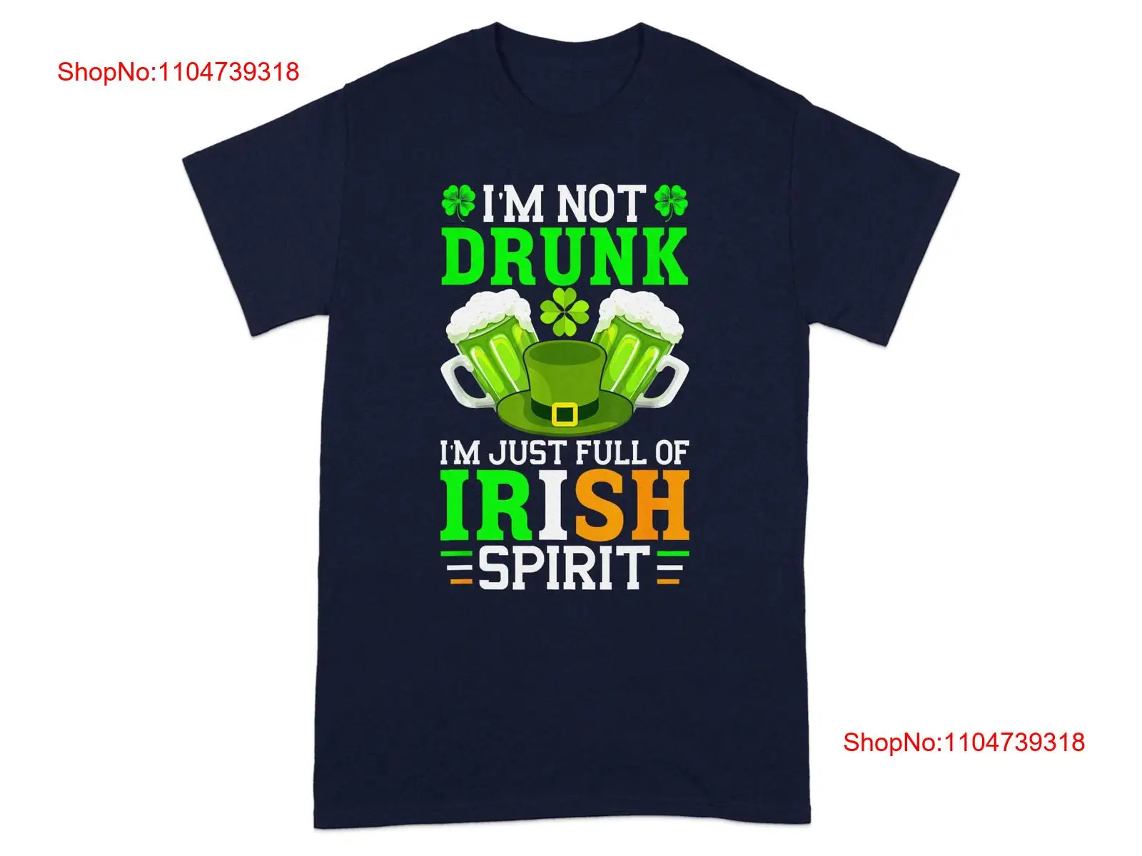 Funny St Patricks Day T Shirt Drunk Irish Spirit Leprechaun Hat and Beer  vintage Washed Versatile Stretched fashion Unisex