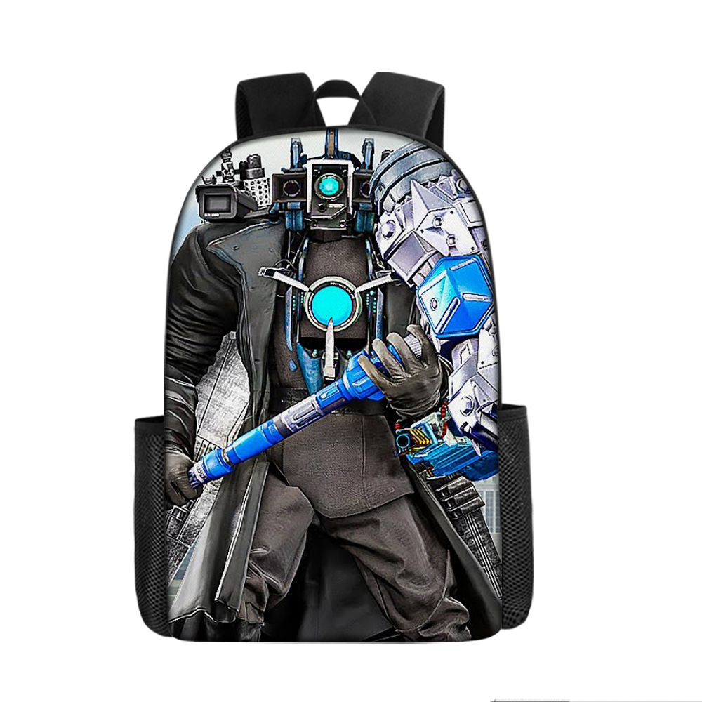 Skibidi トイレモニター Titan TV スピーカー バックパック 学生バックパック