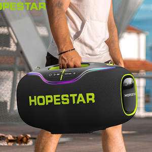 オリジナル Hopestar A80 アウトドアパーティスピーカー、プロ仕様 350W バスパワー搭載ポータブルサブウーファー、ワイヤレス接続対応 HiFi スピーカー