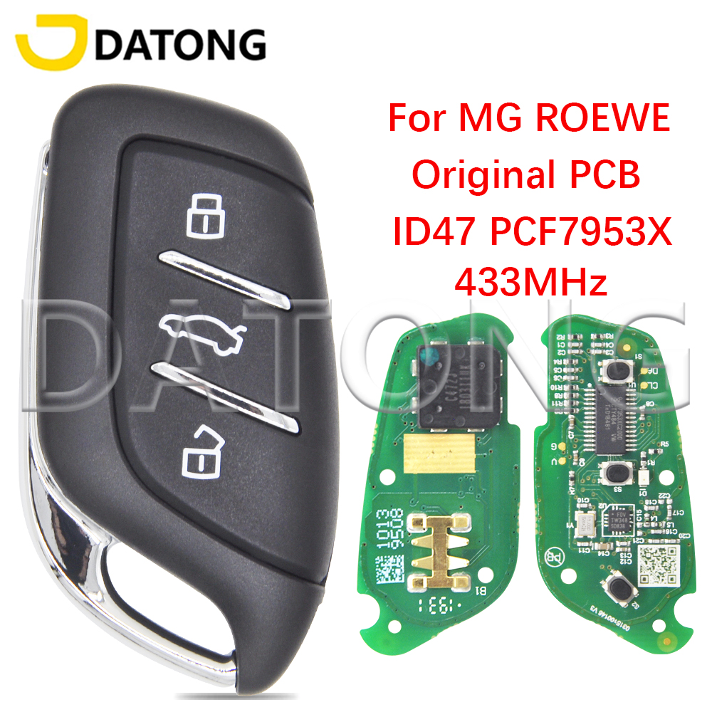 大同世界車のリモートコントロールキー MG MG4 MG5 MG6 MG ZS EV HS EHS ZX GT 栄威 RX3 RX8 ERX5 RX5 I6 I5 オリジナル PCB ID47 433