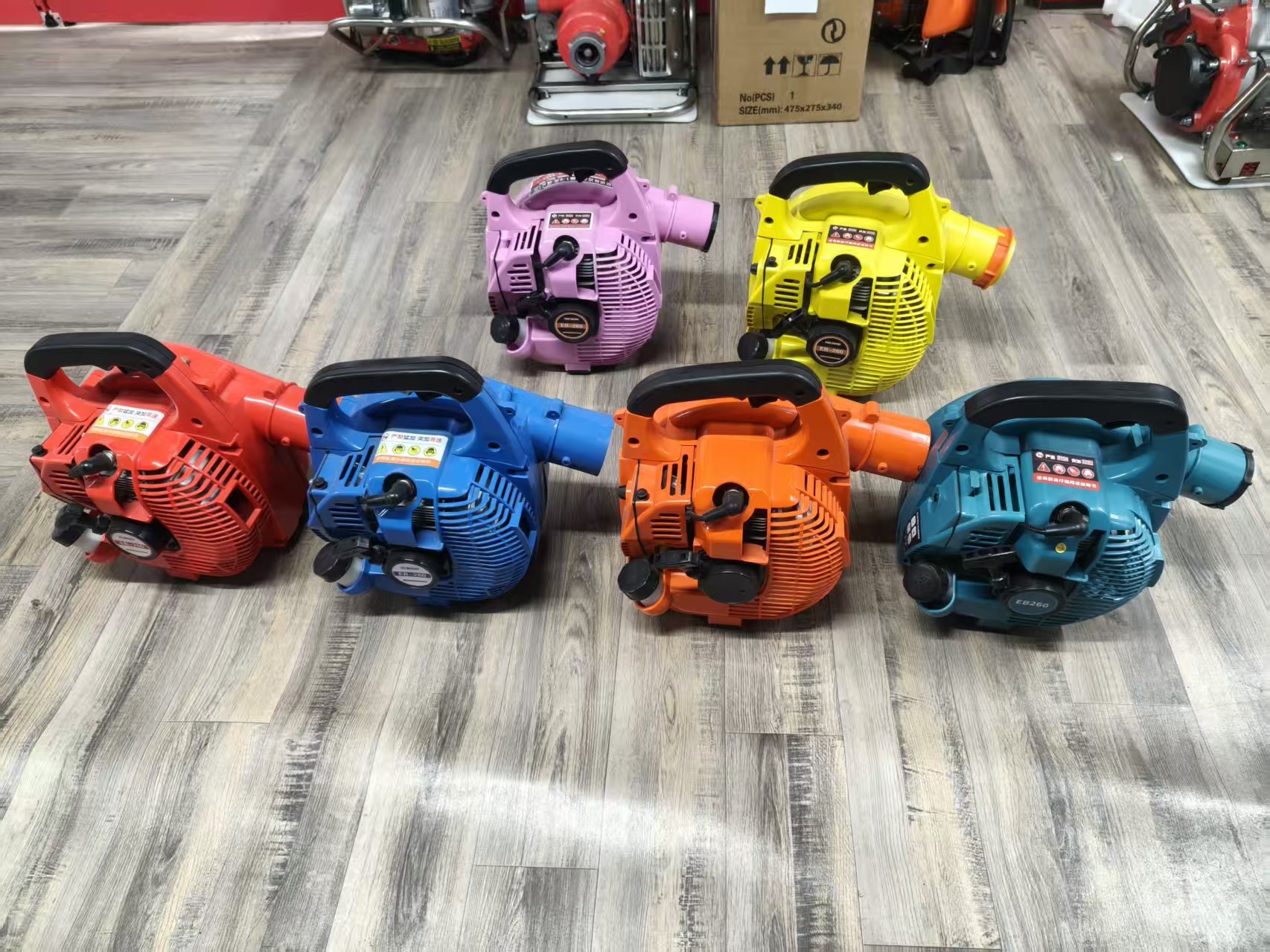 EB260 2 ストロークポータブル強力な除雪高速道路ダスト除去工業用リーフブロワーガソリン空気真空