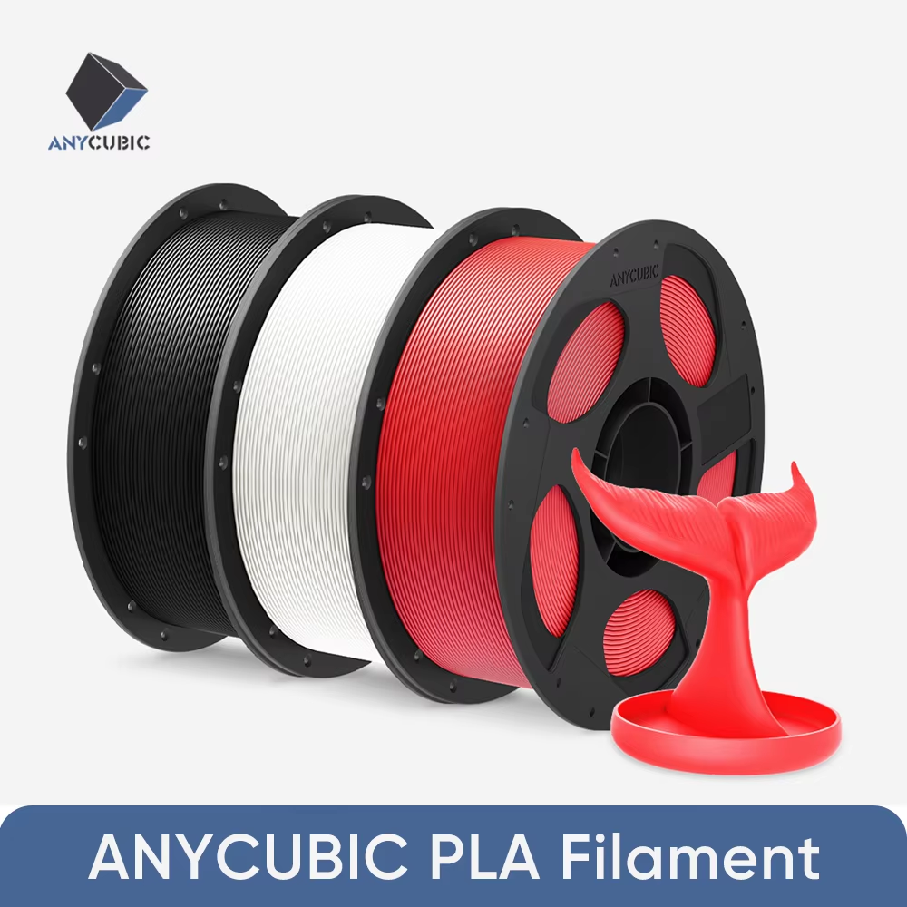ANYCUBIC 3D プリンタフィラメント 1.75 ミリメートル PLA フィラメント 1 キロ/ロール 9 色きちんとしたスプール気泡なし 3D プリンタ Mega-S Chiron 用