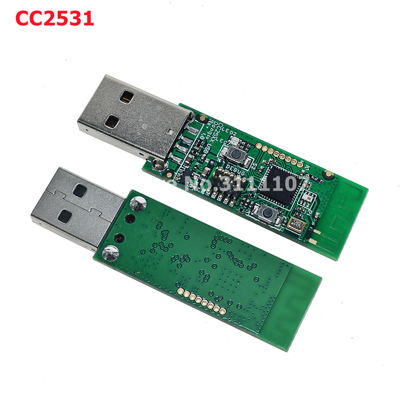 ワイヤレス Zigbee CC2531 スニファーベアボードパケットプロトコルアナライザーモジュール USB インターフェースドングルキャプチャパケットモジュール