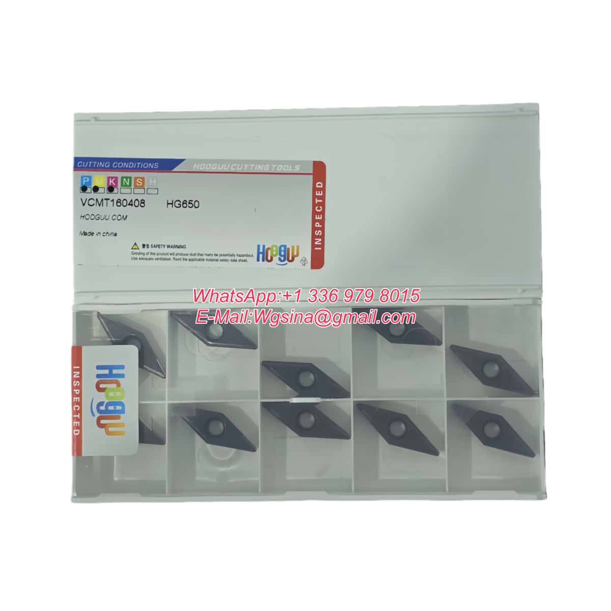 【HOOGUU】 VCMT 金属切削工具 : VCMT160405 160408 HG650 旋削インサート