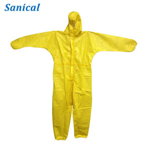 Sanical 防護服・安全服 防火・耐薬品・耐熱200℃ 実験室用
