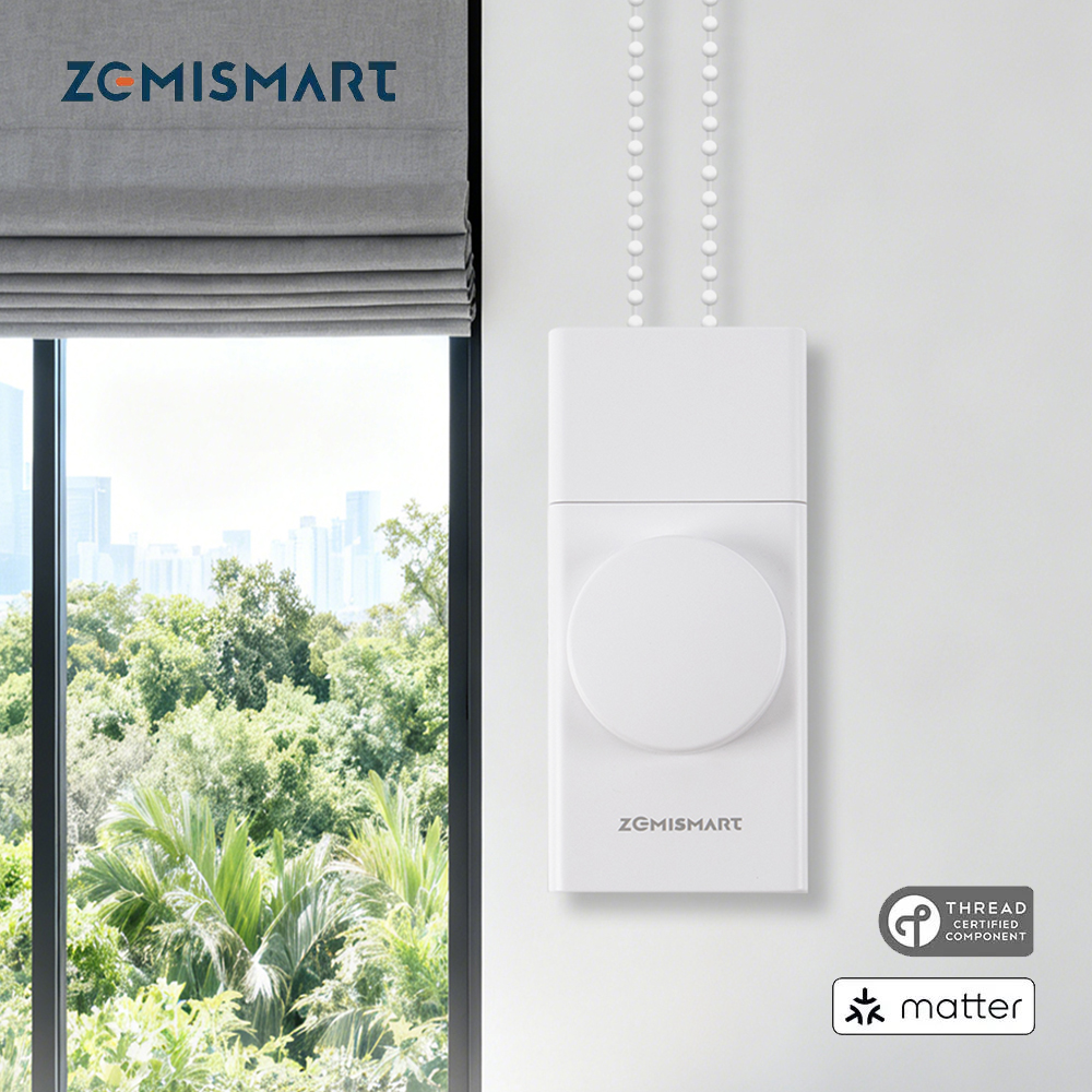 Zemismart 電動ハニカムシェード ローラー ブラインド ドライバー マター スレッド Alexa HomeKit Google Home Assistant SmartThings で動作