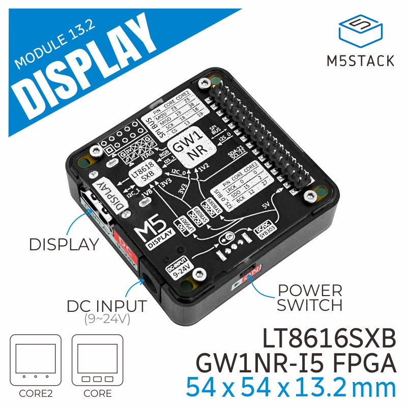 M5Stack 公式ディスプレイモジュール 13.2
