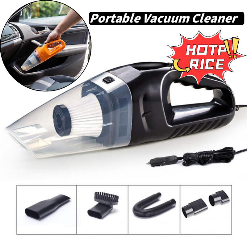 ハイパワーハンドヘルド自動掃除機 12V 車プラグデザイン完全なノズルセット車のインテリアケアミニ自動集塵機