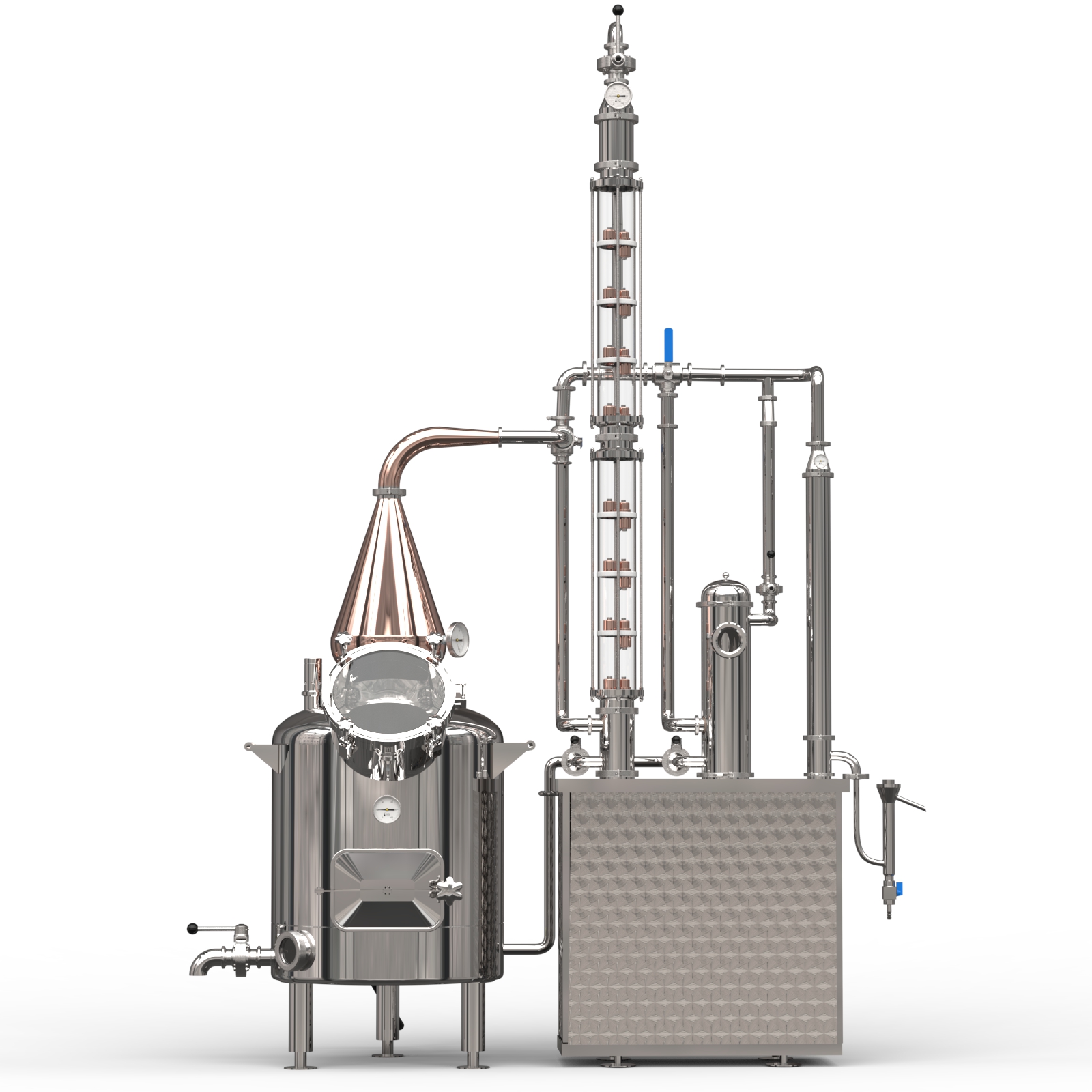 HOOLOO 120L 蒸留システム商業蒸留器ウイスキー醸造所アルコール蒸留装置醸造機