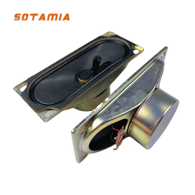 SOTAMIA 2 個 120*50 ミリメートルフルレンジスピーカー 8 オーム 10 ワットテレビスピーカー抗磁性サウンド音楽ホームオーディオ HIFI スピーカー 512